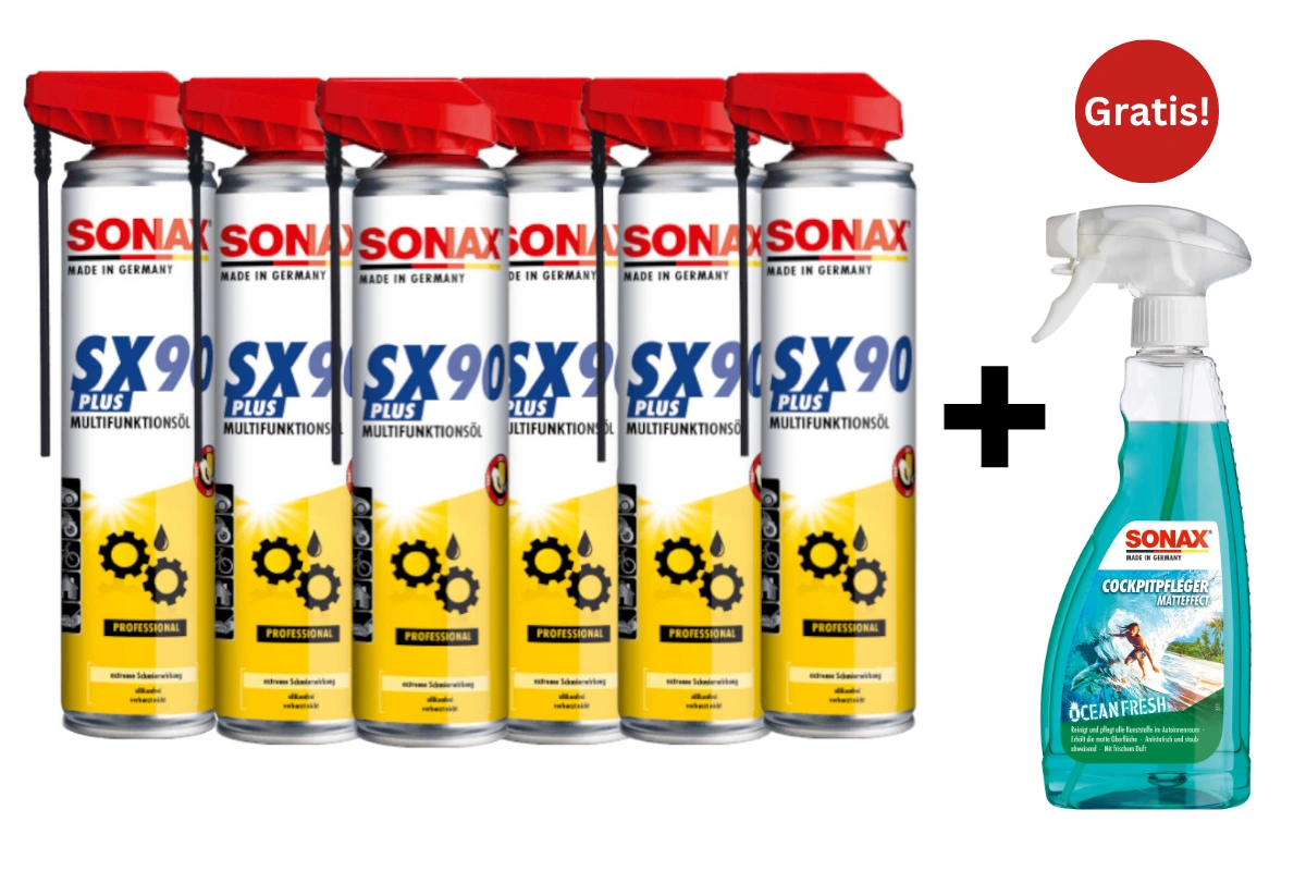Sonax SX90 Plus 400ml Der Problemlöser 6er-Set