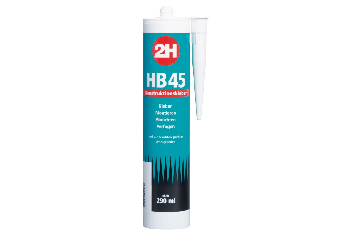 2H HB 45 Montagekleber glasklar