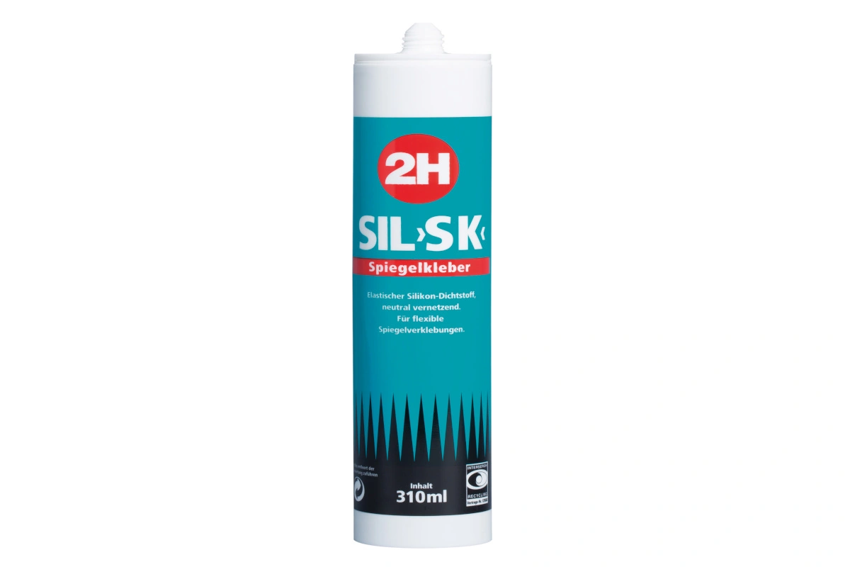 2H Spiegelkleber Silikon für Spiegel