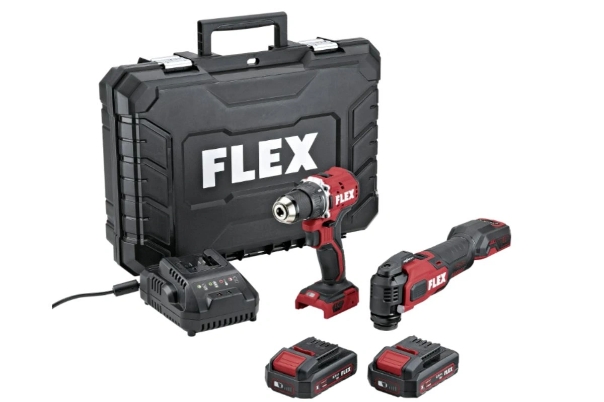 Flex MT18 Akku Multitool + DD2G Akku Bohrschrauber