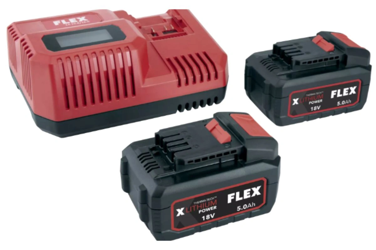 Flex 18V Akku Starterset 18V/5,0Ah 2er-Set 491349