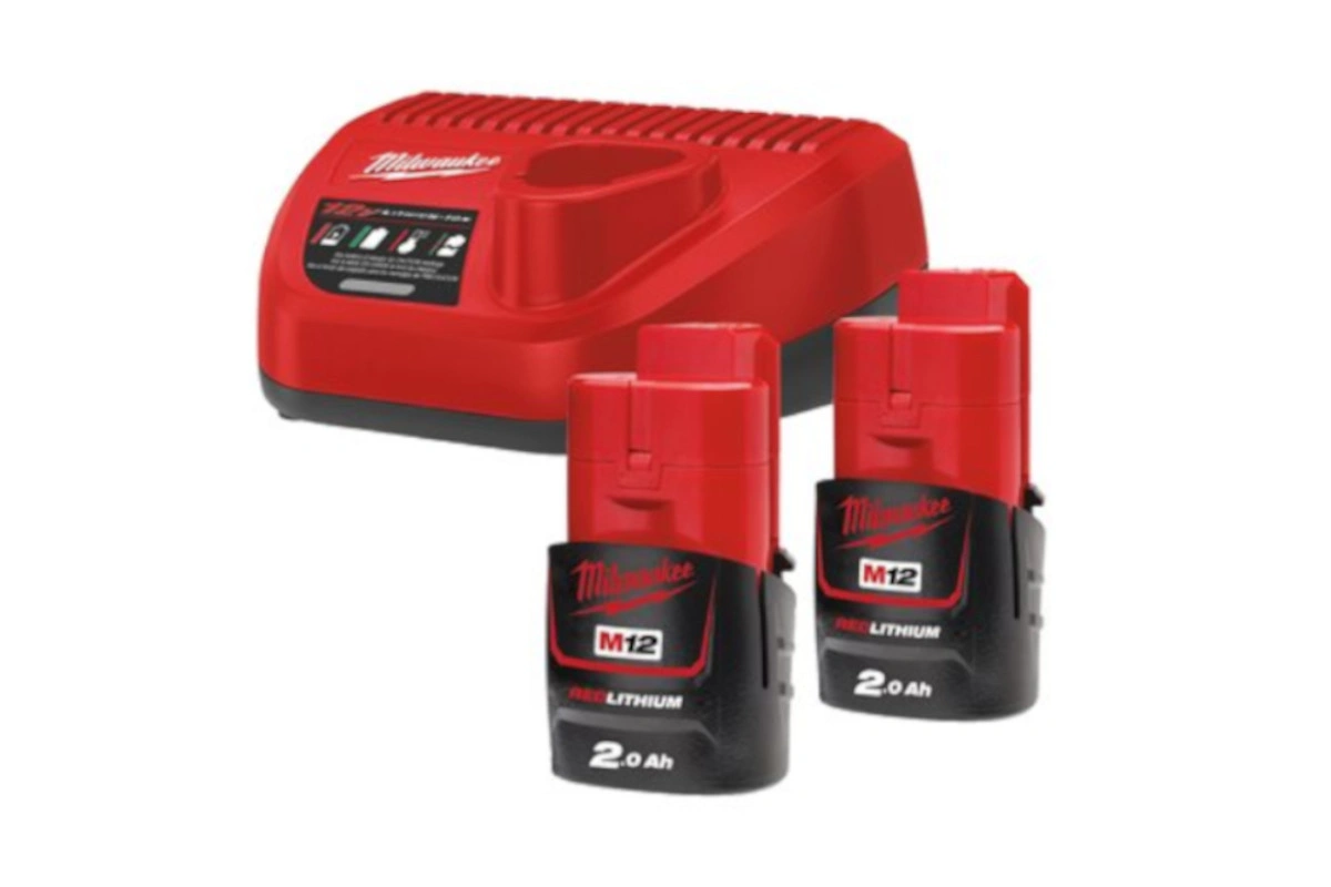 Milwaukee 12V Akku Starterset 12V/2,0Ah 2er-Set 4933459209