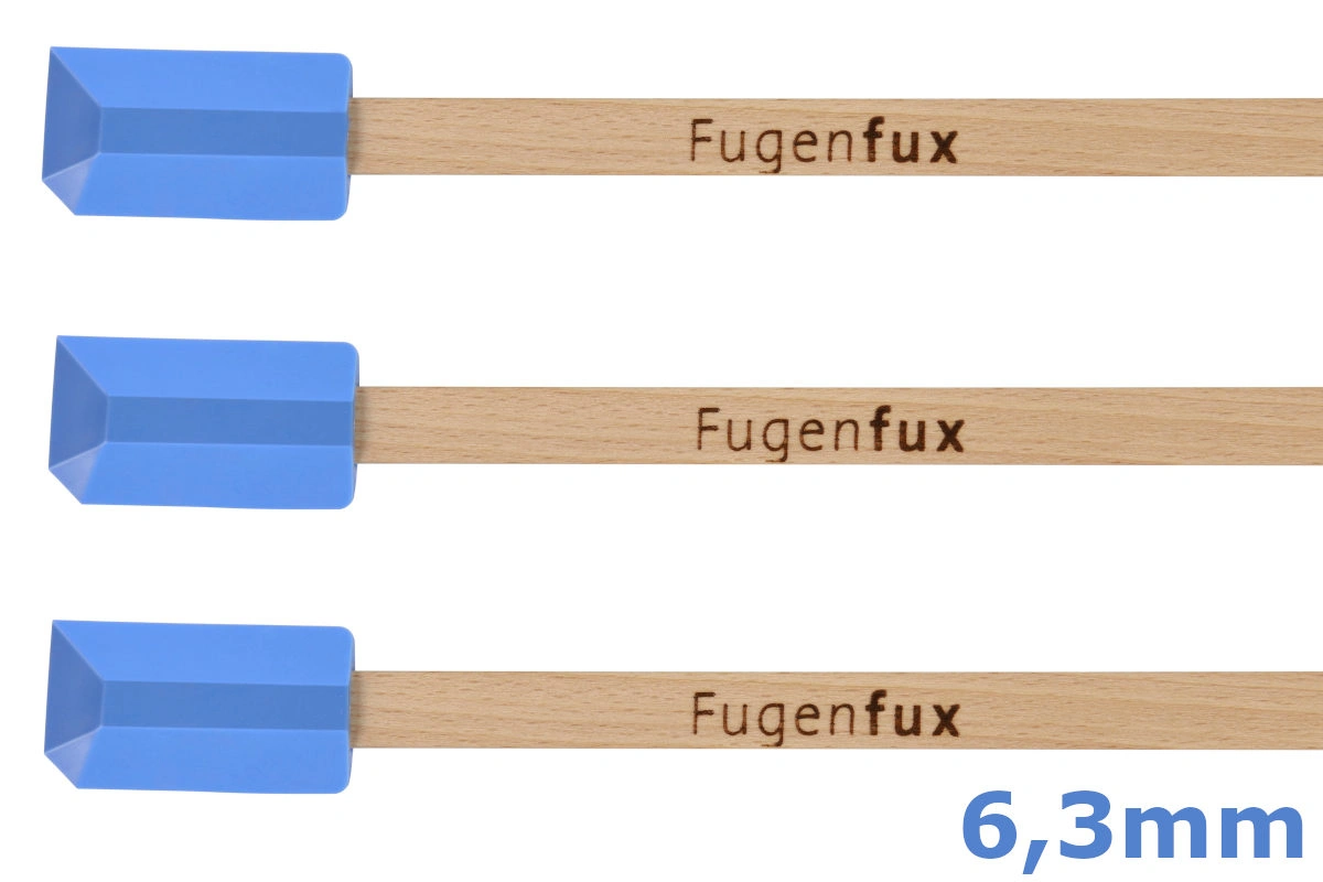 Fugenfux Fugenabzieher 6,3mm hellblau 3er Set