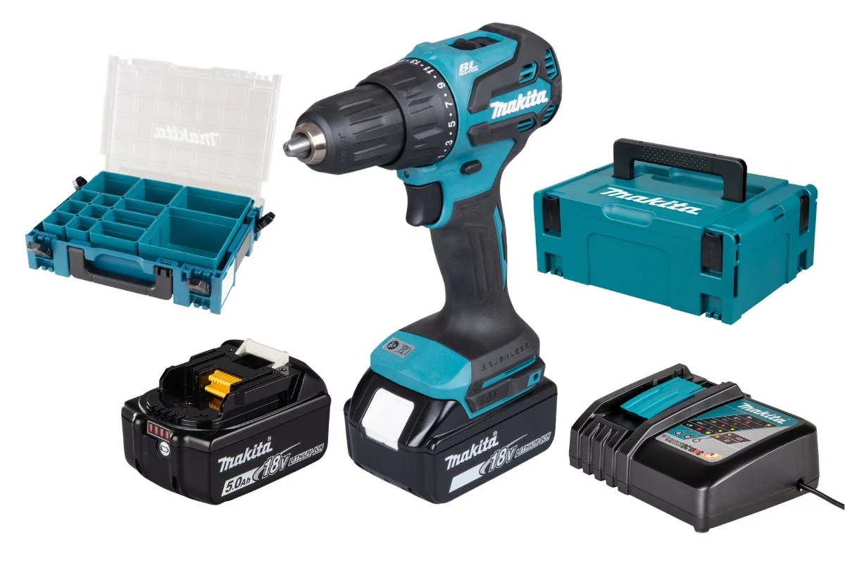 Makita 18V DHP490TJX9 Akku-Schlagbohrschrauber